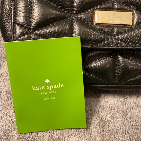 NEW Kate Spade Patent Leather Quilted Crossbody - Picture 5 of 7